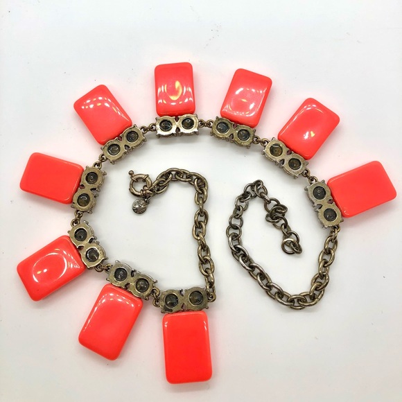 Gorgeous Vintage Neon J. Crew Statement Necklace - Picture 3 of 10